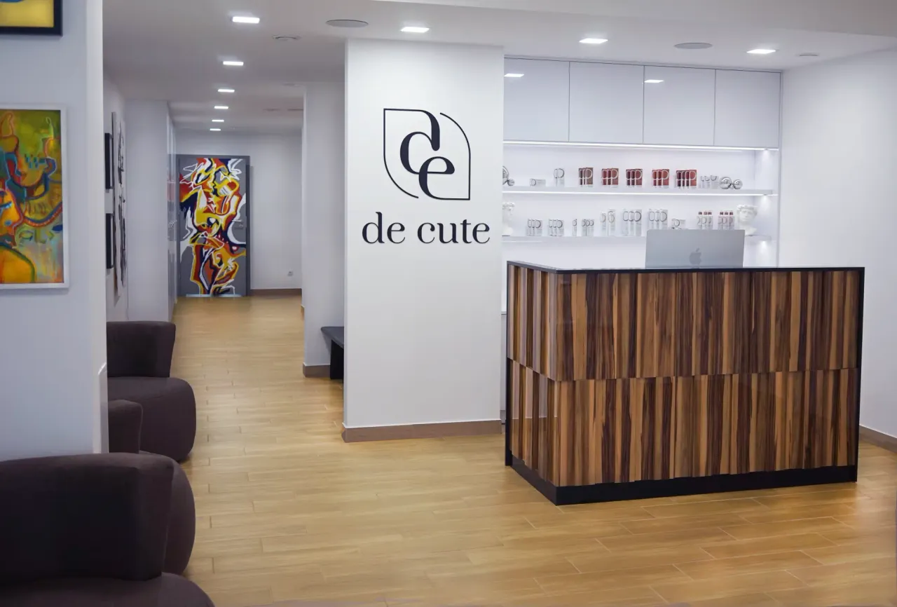 Recepcja kliniki De Cute w Rzeszowie