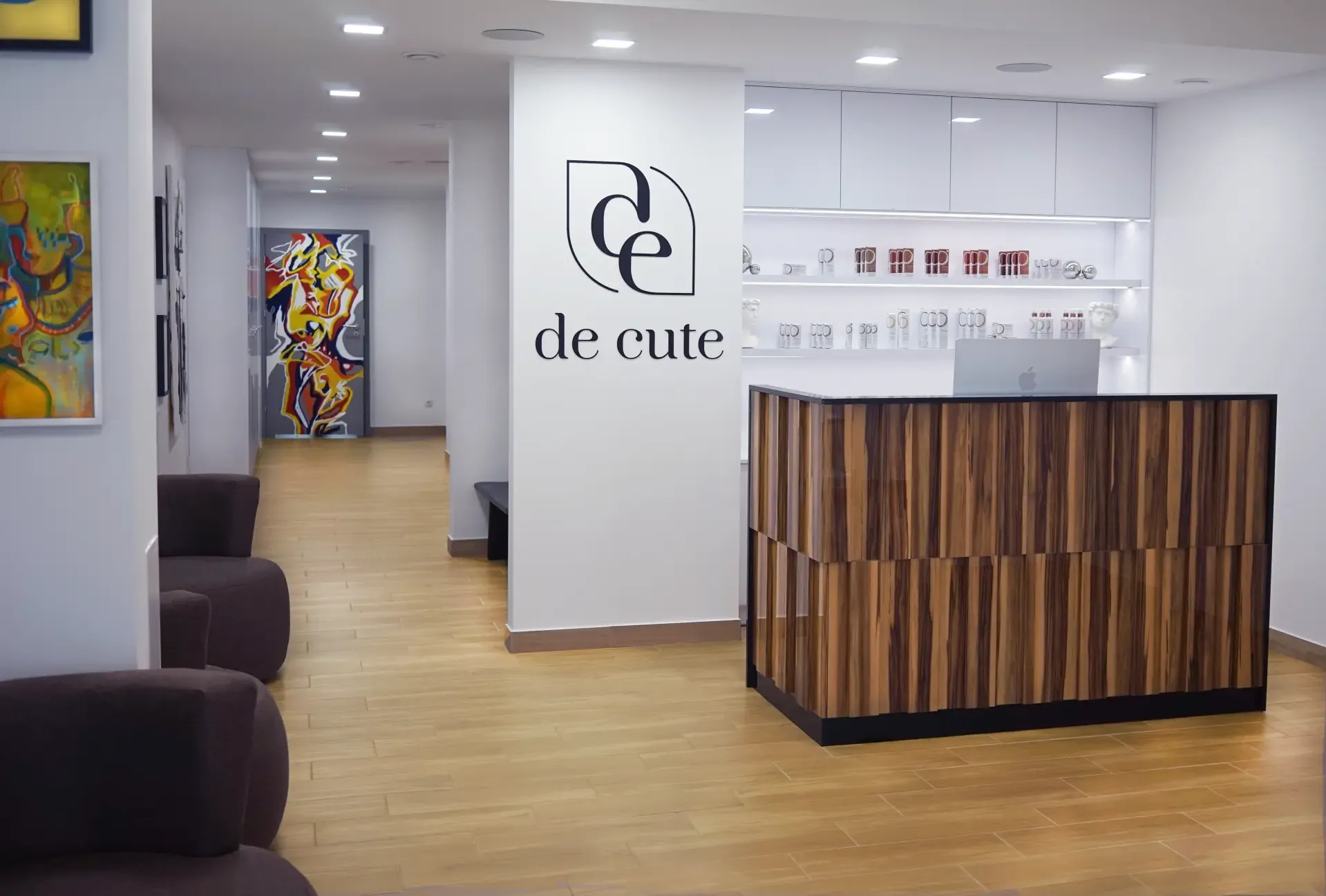Recepcja kliniki De Cute w Rzeszowie